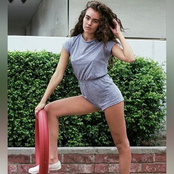 American Apparel jersey t-shirt romper - Picture 2 of 5
